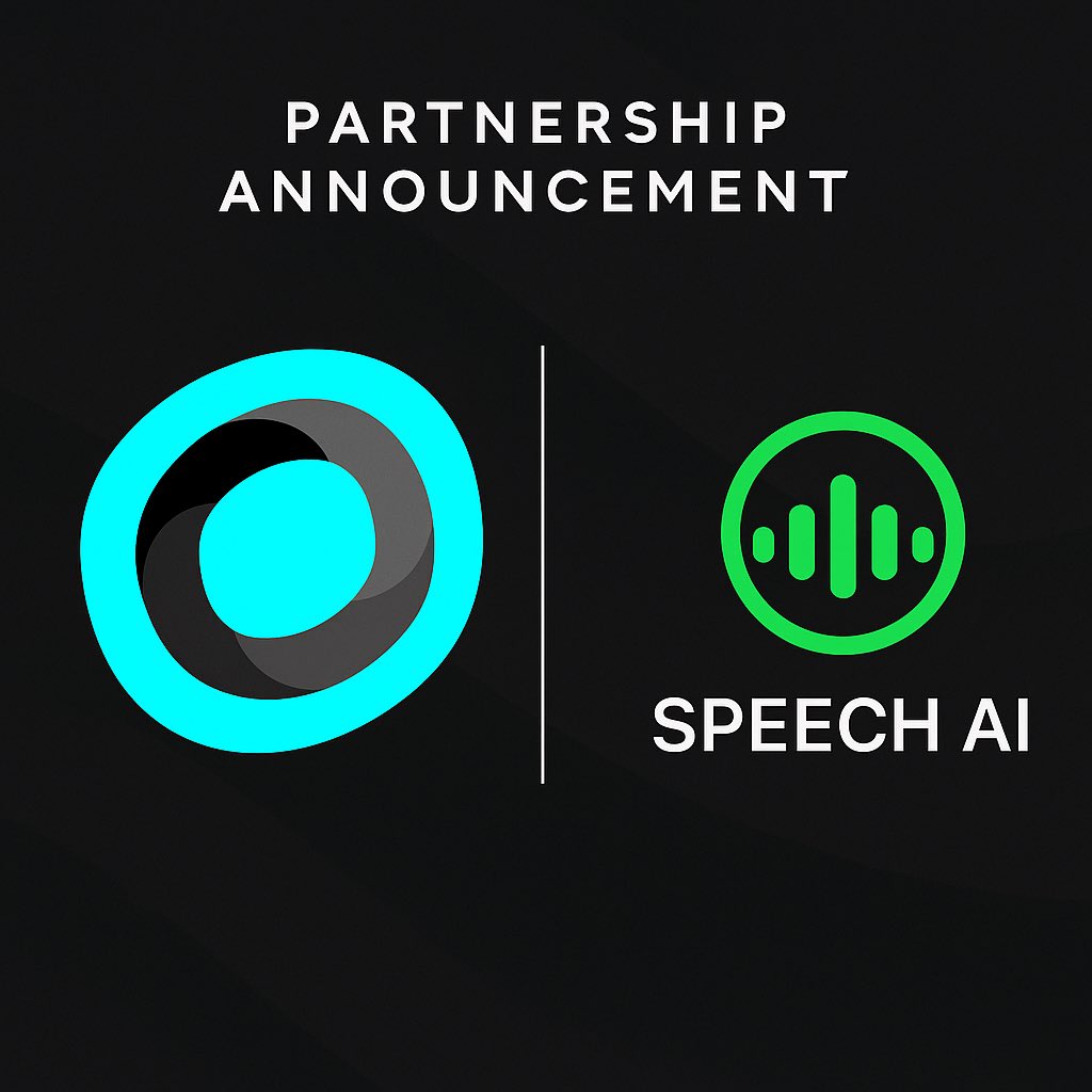 Speech AI (@speechaitoken) on Twitter photo 🤝 Partnership Announcement
We’re excited to announce our partnership with Orbler a powerful Web3 platform focused on real-time analytics, community missions, and smart engagement tools.
Together, we’re combining real-time data and voice execution.
📊 + 🎙 = ⚡
This is where 🤝 Partnership Announcement
We’re excited to announce our partnership with Orbler a powerful Web3 platform focused on real-time analytics, community missions, and smart engagement tools.
Together, we’re combining real-time data and voice execution.
📊 + 🎙 = ⚡
This is where