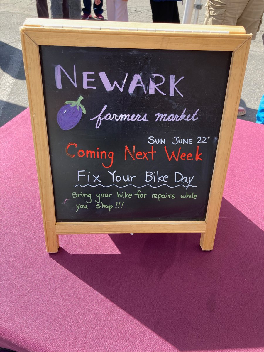 Signups are now posted for the June 22 Bike Fixit Clinic in Newark:
signupgenius.com/go/409084FAEAA…

And still one opening for the beginners mechanics class
signupgenius.com/go/409084FAEAA…
and a few volunteer slots left: signupgenius.com/go/409084FAEAA…