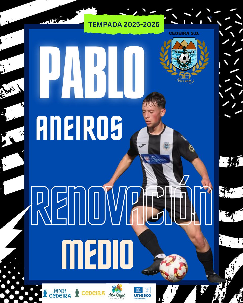 RENOVACIÓNS
TEMPADA 25/26🖤🤍⚽️👏

Continuamos con máis renovacións e continuan con nós unha tempada máis
David Yáñez-Pablo Grandal e Pablo Aneiros 😉😉😉

MOITA SORTE RAPACES🥰👏⚽️🍀