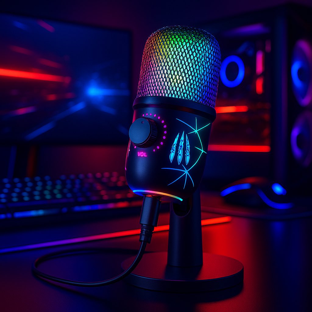 CorepulseShop's tweet image. 🎙️ RGB-Look trifft kristallklaren Sound.
Das Basix V5 Mikrofon bringt Style und Performance direkt auf deinen Schreibtisch.
Mute-Button, Lautstärkeregler &amp;amp; Zero-Latency inklusive.

👉 Jetzt shoppen: corepulse.shop
#CorePulse #GamingSetup #StreamingGear