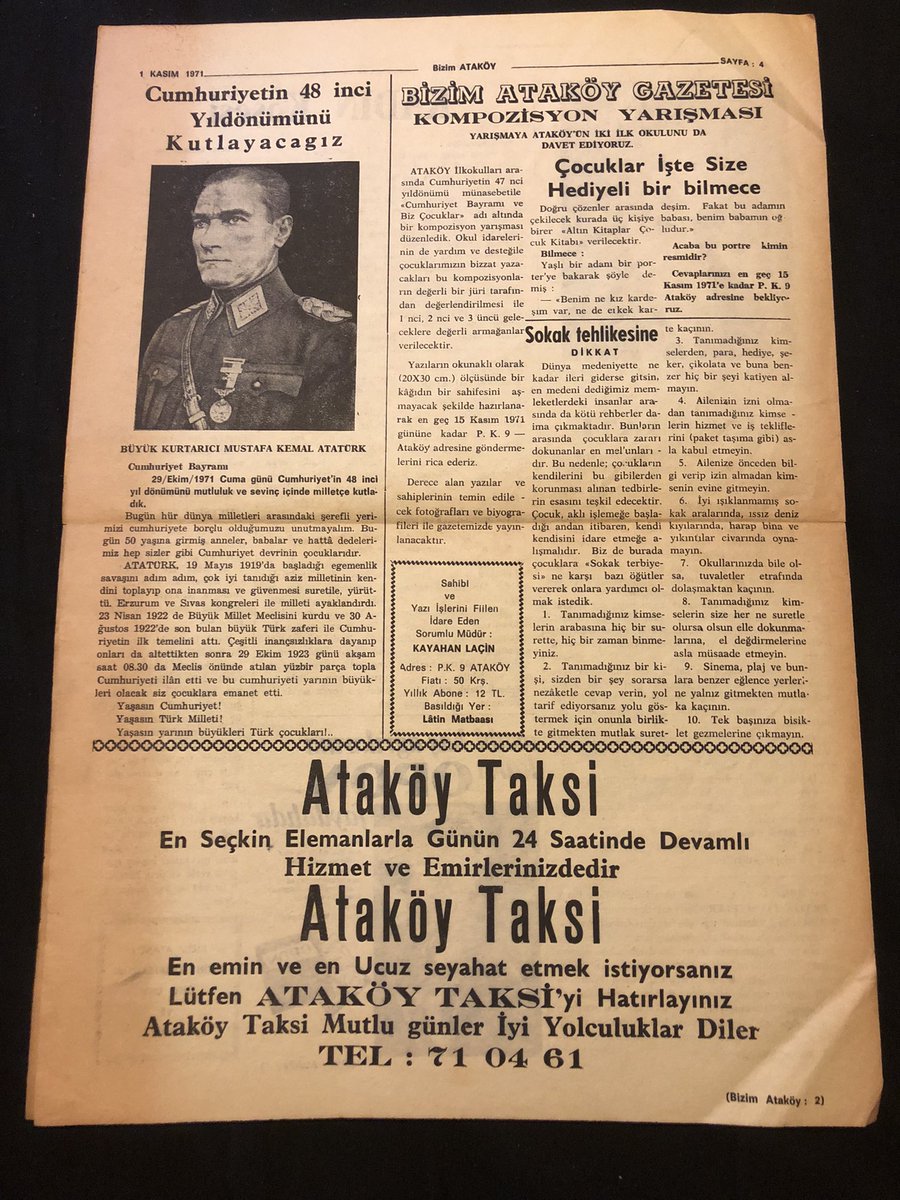 Ataköy ikinci kısımdaki otobüs durağının bambaşka bir havası vardır. Özellikle bahar ve yaz aylarında akşamları durak etrafındaki banklarda oturup geleni geçeni seyredenler, bu havayı daha iyi bilirler. Bu seyircilerin çoğu emekliler, çocuklu hanımlar, bir de çift gezen