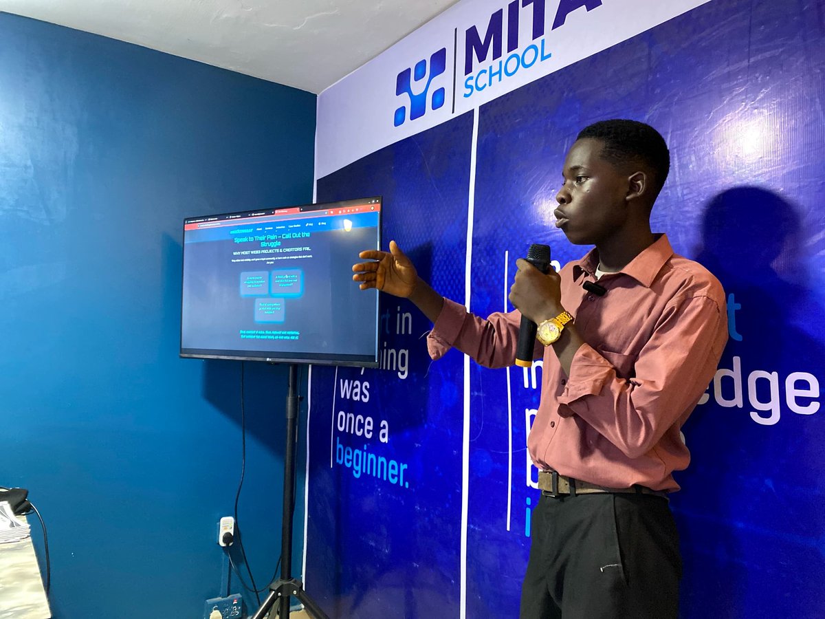 MitaSchool's tweet image. 🚨 History made at Mita School!

In just 6 months, one of our students built a Web3 solution tackling a major African problem.

Consistency &amp;gt; perfection. 🔥🧑‍💻

👉 Check it out: kandy-dev223.github.io/pre026k/

You could be next.

#Mitaschool #WebDevelopment