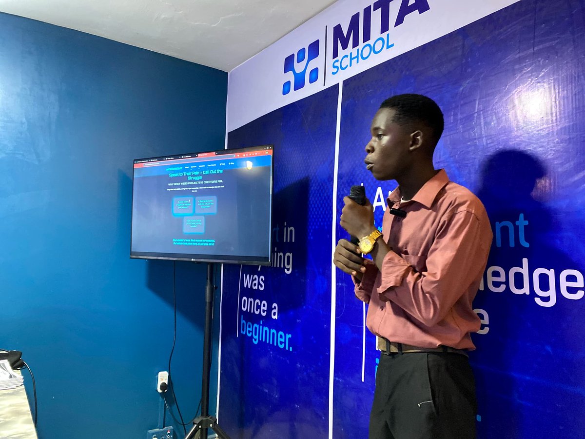 MitaSchool's tweet image. 🚨 History made at Mita School!

In just 6 months, one of our students built a Web3 solution tackling a major African problem.

Consistency &amp;gt; perfection. 🔥🧑‍💻

👉 Check it out: kandy-dev223.github.io/pre026k/

You could be next.

#Mitaschool #WebDevelopment