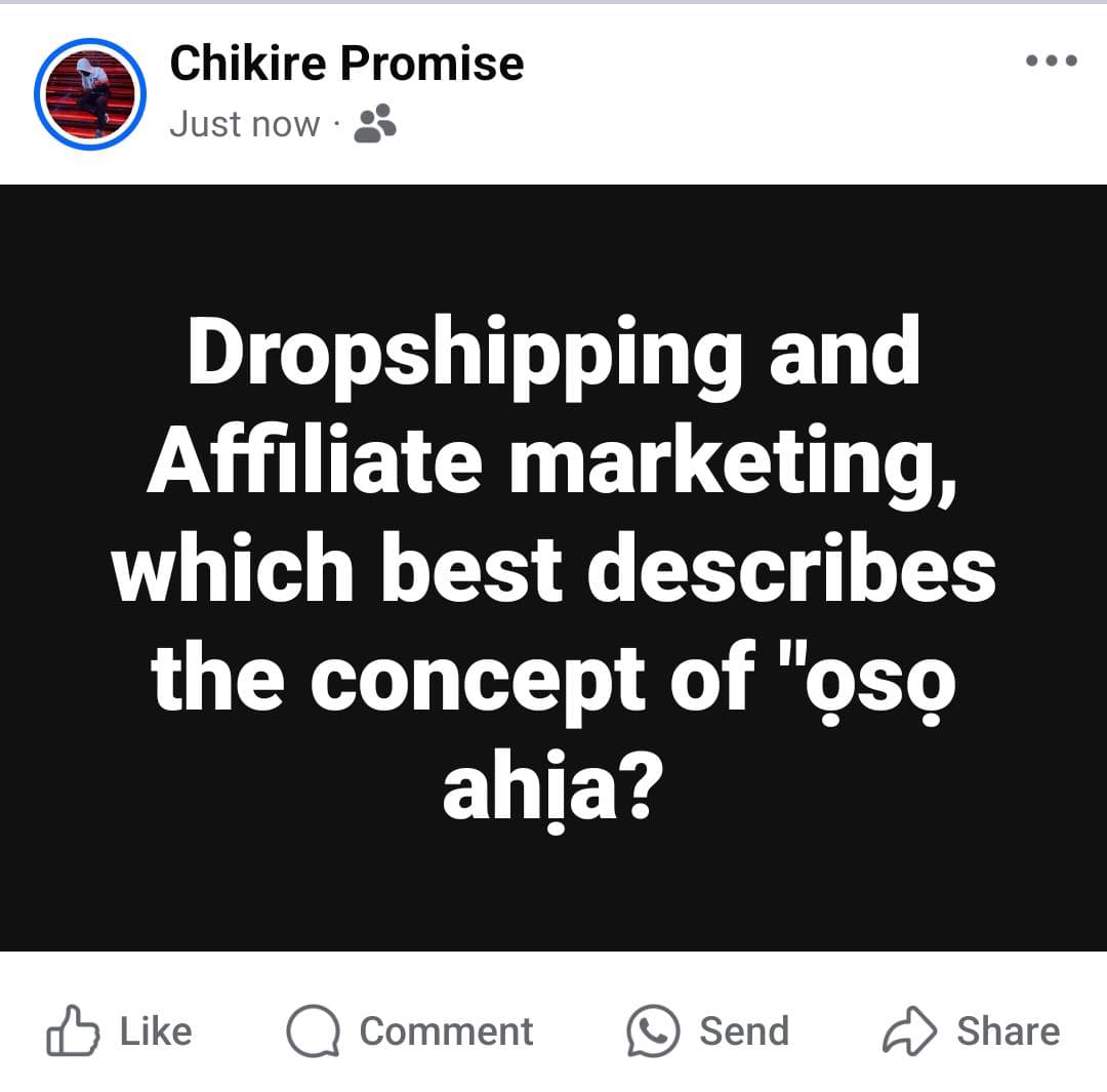 ChikirePromise's tweet photo. Your opinion. https://t.co/aSybamf5bD