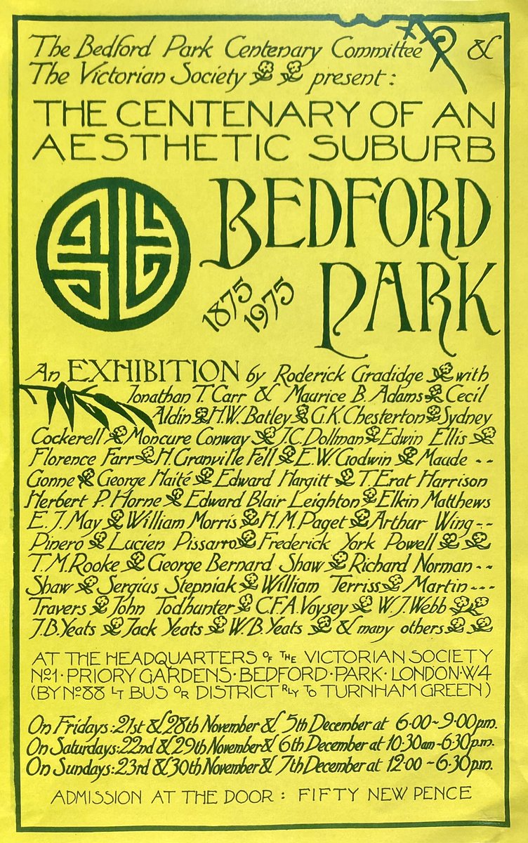 BedfordParkFest's tweet image. It’s #BedfordPark150 Anniversary Week and bidding is now open in our Online Auction of Memorabilia. We’re celebrating 150 years of Bedford Park, the first garden suburb and one of London’s best-preserved conservation areas. See items and bid @32auctions - 32auctions.com/organizations/…