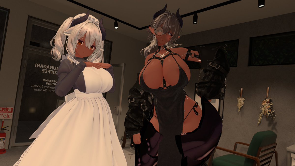 EKM852's tweet photo. The difference between the two is staggering!
#millitina #VRChat https://t.co/I4ik7WvK3r