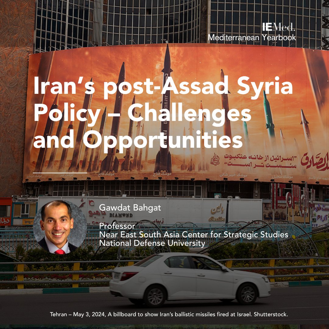 IEMed (@iemed_) on Twitter photo "#Iran has experienced key strategic setbacks. Still, it is important not to underestimate its ability to retaliate and destabilize the #MiddleEast"
✍️🏽Gawdat Bahgat, Prof. Near East South Asia Center for Strategic Studies (<a href="/NDU_EDU/">National Defense University</a>)
#MedYearbook2025
🌐iemed.org/publication/ir… "#Iran has experienced key strategic setbacks. Still, it is important not to underestimate its ability to retaliate and destabilize the #MiddleEast"
✍️🏽Gawdat Bahgat, Prof. Near East South Asia Center for Strategic Studies (<a href="/NDU_EDU/">National Defense University</a>)
#MedYearbook2025
🌐iemed.org/publication/ir…