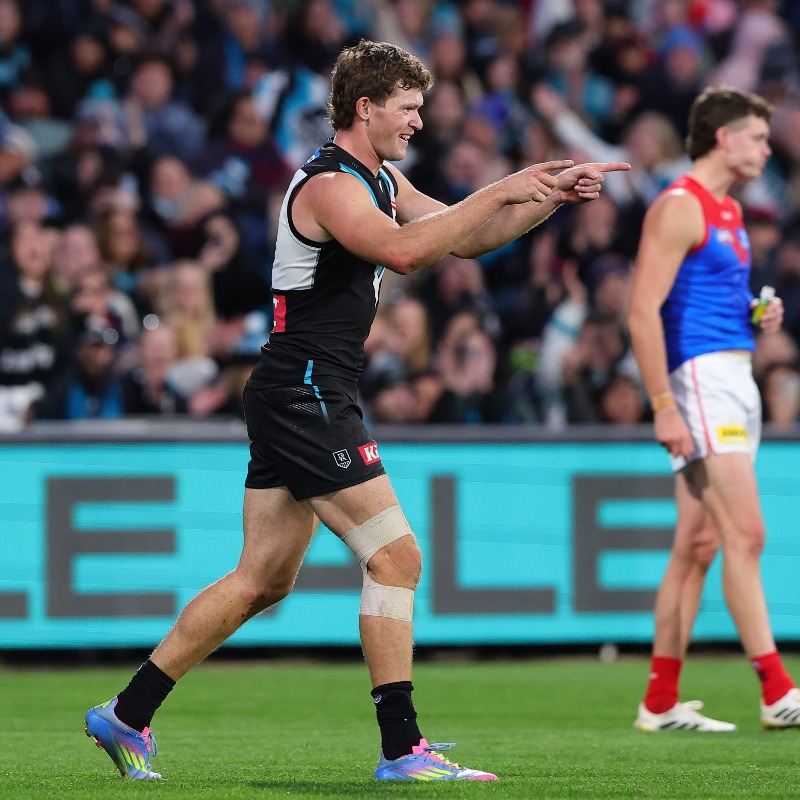PAFC's tweet photo. Mitch Georgiades spoke to media today, covering;
📈 The team’s current run of form
🤕 His injured teammates
🙌 Leading the forward line