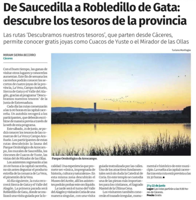 traxy512's tweet image. #Saucedilla a #Robledillodegata : descubre los tesoros de la provincia.
.
#rutas #senderismo @cultura_EXT @Turespana_ @extremadura_tur @Turismo_DipCC #extremadura #turismointerior @TurismoInterior 
.