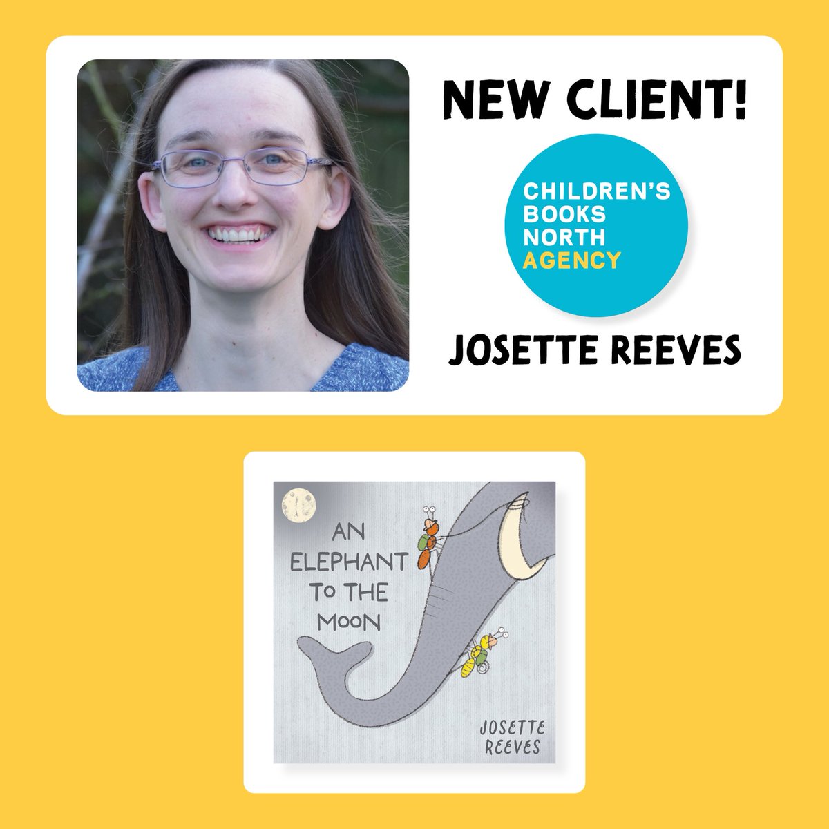 CBNAgency's tweet image. NEW SIGNING! Excited to announce that Josette Reeves is joining CBNA. Josette’s stories have appeared on Cbeebies Bedtime Stories &amp;amp; been nominated for Rhode Island Children’s Book Award. She is based in Lancashire. Editors, check out your inbox for a HILARIOUS picture book text!