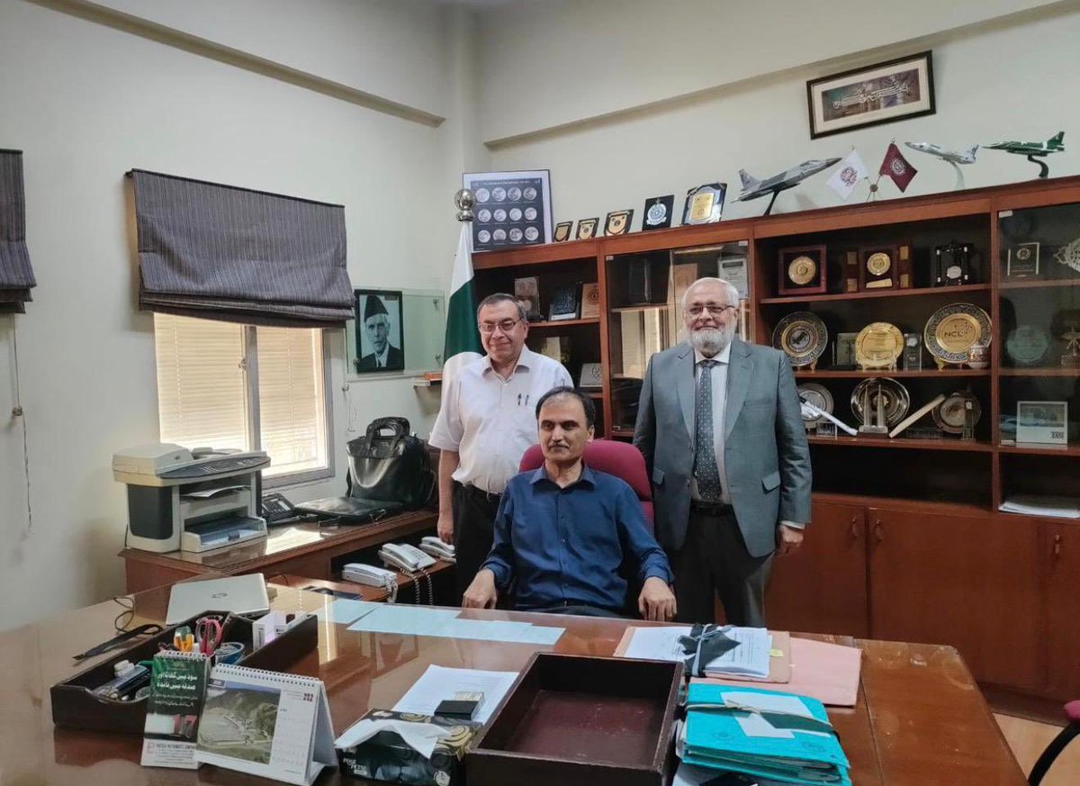 Prof. Dr. M. Tufail assumed charge as the new Vice Chancellor of NED University, in the presence of former Vice Chancellor Dr. Sarosh Lodi and Acting Vice Chancellor Prof. Dr. Noman Ahmed.

His leadership will inspire innovation, excellence, and progress at the University.

#NED