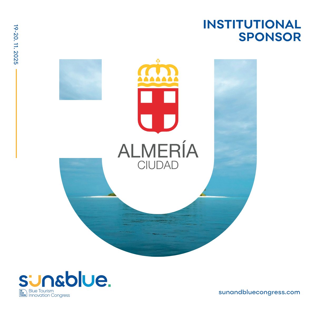 🌊 Almeria City Council, official sponsor of Sun&amp;Blue Congress, one more edition 🌊
Almeria continues to lead the commitment to the #blueeconomy, demonstrating that coastal municipalities have a key role in building a more sustainable, innovative and linked to the sea future.

💙