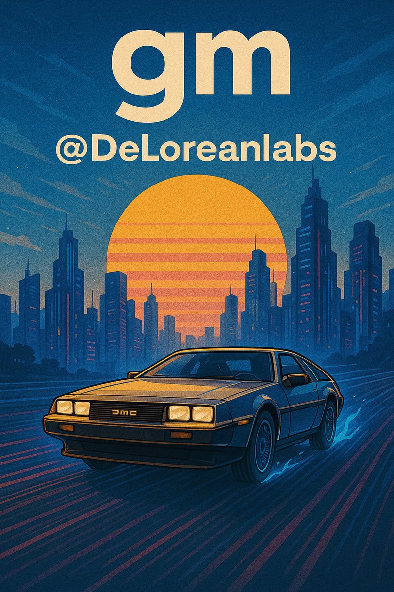 lazysham625's tweet photo. gm @DeLoreanlabs fam! ☀️⚡️ Another sunrise, another chance to shift into high gear. The timeline is wide open — let’s drive it with purpose and power. 🚗💨 $DMC is the fuel. The future is the destination.
#GoodMorning #DeLorean #BuiltForTheFuture #DMC https://t.co/3OMEKGpAqi