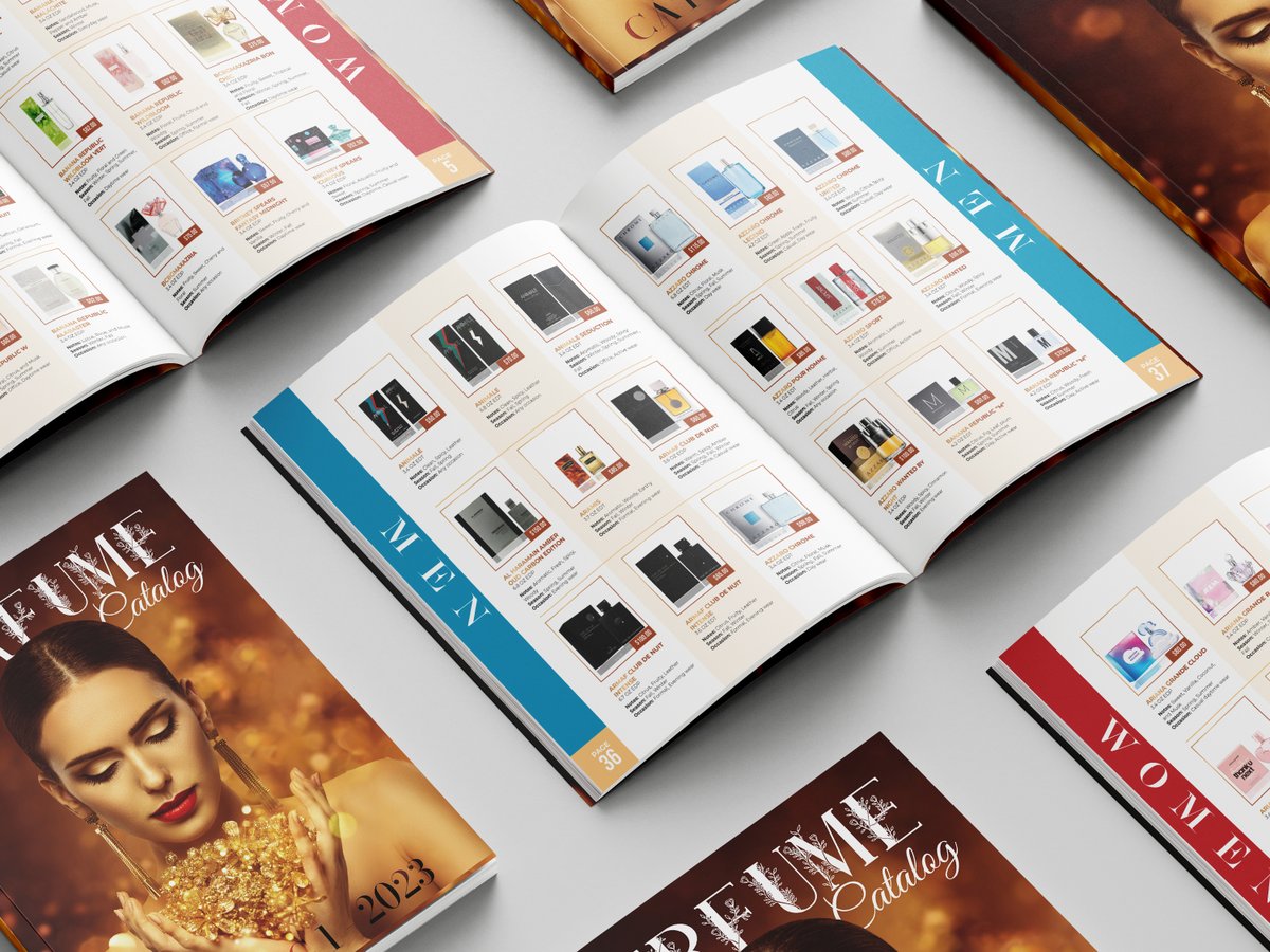 ConfluxPix67762's tweet photo. Perfume Catalog Design
#Products #catalog #GraphicDesigner #indesign @Adobe #Graphic https://t.co/sg1dypiwHs