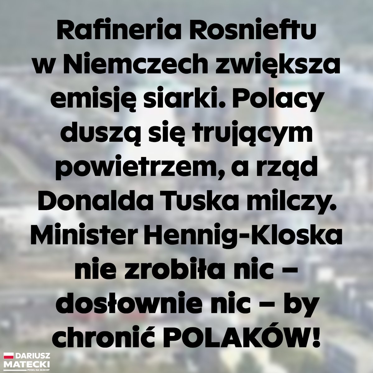 Trucizna płynie z Niemiec, a polskie władze stoją z boku. 5600 ton SO₂ rocznie to nie pomyłka – to zagrożenie zdrowia publicznego dla mieszkańców Pomorza Zachodniego. Minister Hennig-Kloska do dziś nie podjęła żadnych kroków!

Więcej o tym:
youtube.com/shorts/EO0nBGx…
