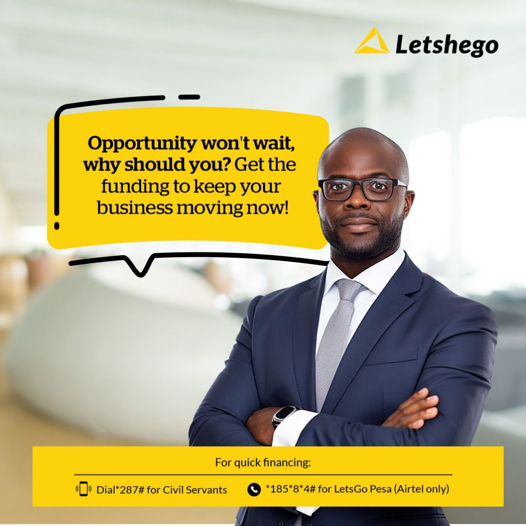 LetshegoUganda's tweet image. Whether you’re growing your agribusiness, fueling your #hustle, or managing monthly #expenses, our loan solutions are designed with #YOU in mind. 

Fast #approvals. #Flexible terms. Why? Because your time and your dreams actually matter to us. 

Talk to us #TODAY.