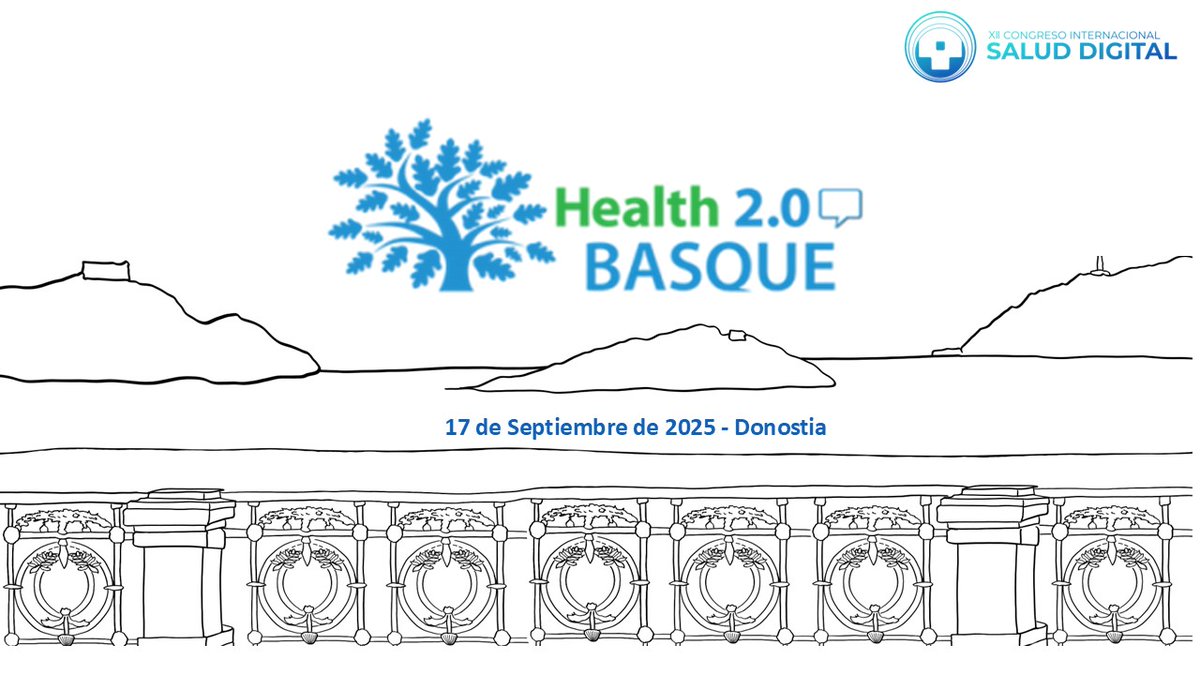 Juan Carlos Santamaría (@jsantamariaglez) on Twitter photo Desde <a href="/Health20Basque/">Health 2.0 Basque</a> abrimos convocatoria para que organizaciones y #startups presenten su proyecto en el XII Congreso Internacional de #SaludDigital 2025
15 al 17/09 en Cursos de Verano de UPV/EHU
Dirigido por <a href="/MarisaMerinoH/">Marisa Merino</a> y organizado por
<a href="/ASaludDigital/">Asoc. Salud Digital</a> y <a href="/fundacionsigno/">Fundación Signo</a> Desde <a href="/Health20Basque/">Health 2.0 Basque</a> abrimos convocatoria para que organizaciones y #startups presenten su proyecto en el XII Congreso Internacional de #SaludDigital 2025
15 al 17/09 en Cursos de Verano de UPV/EHU
Dirigido por <a href="/MarisaMerinoH/">Marisa Merino</a> y organizado por
<a href="/ASaludDigital/">Asoc. Salud Digital</a> y <a href="/fundacionsigno/">Fundación Signo</a>