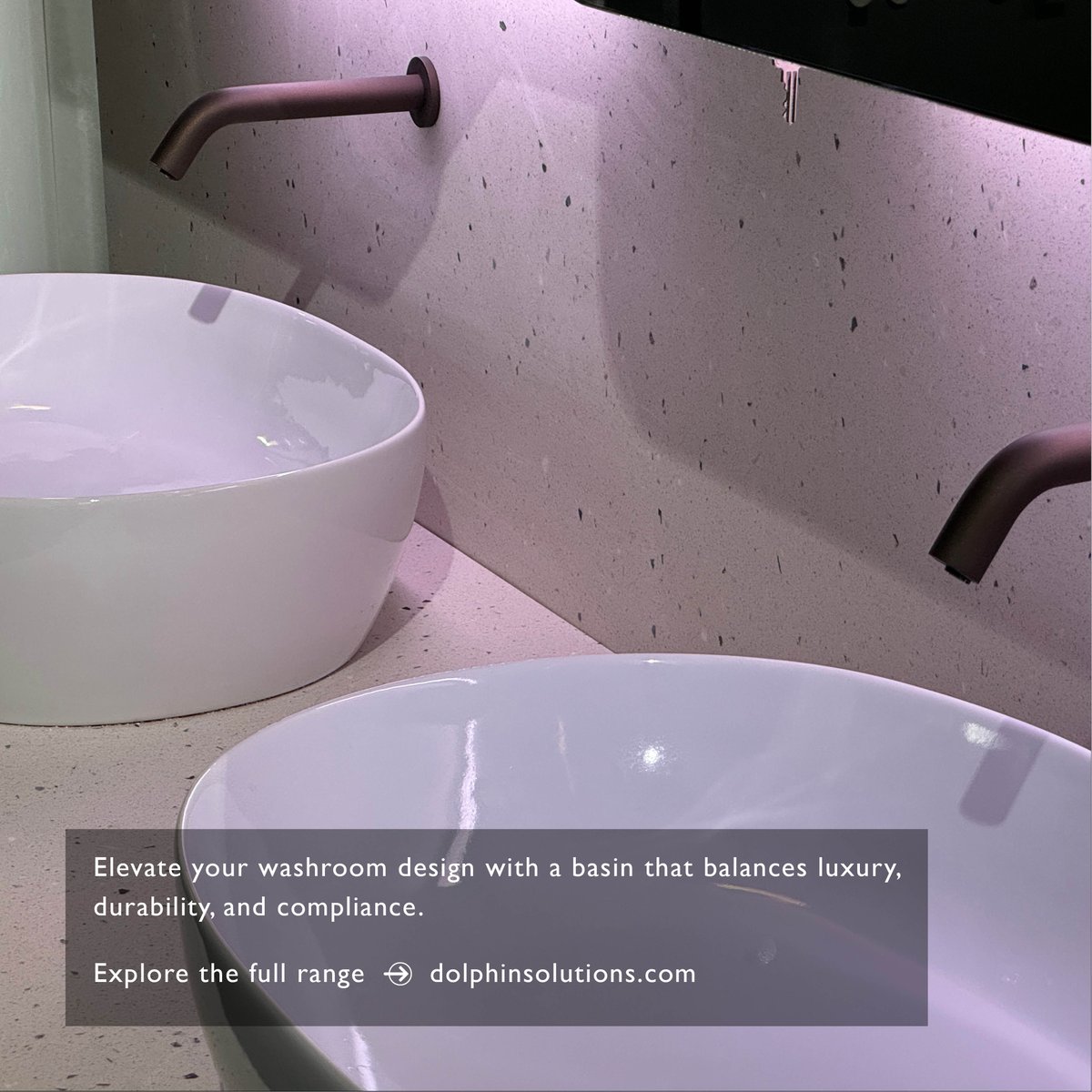 Dolphin luxury countertop washbasins.
Available in a glossy white, matt white, or matt black finish, each basin features a smooth surface that is WELL Compliant and ideal for modern commercial developments.
🔗 eu1.hubs.ly/H0l1Hy00