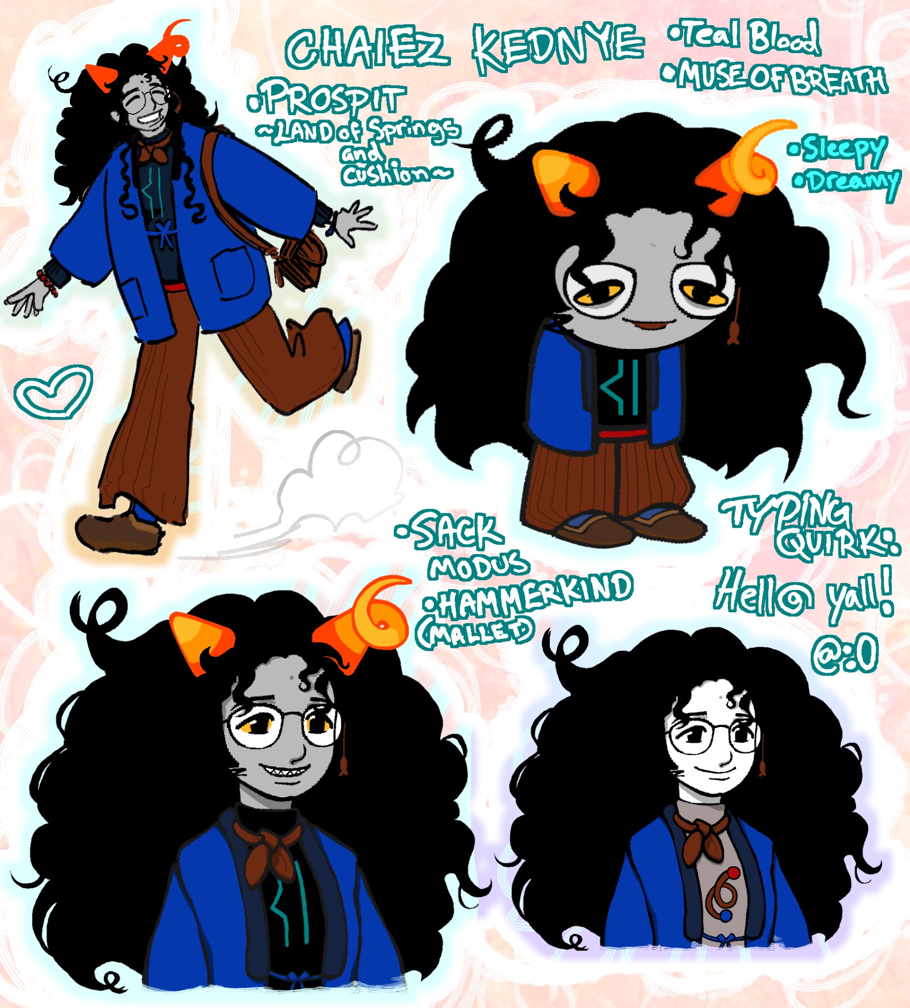 Super cute troll with curly hair trust me bro