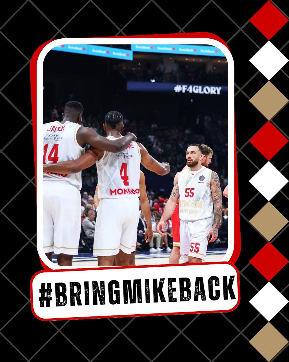 GachetteBasket's tweet photo. We don't know if he's still suspended. 
We don't know why he was suspended. 
We don't know if it's fair or unfair. 
We have NO information from the club (and that's annoying). 
In short, give @TheNatural_05 a jersey and let him play for the Roca Team !

#BRINGMIKEBACK https://t.co/IptJWUR7n6
