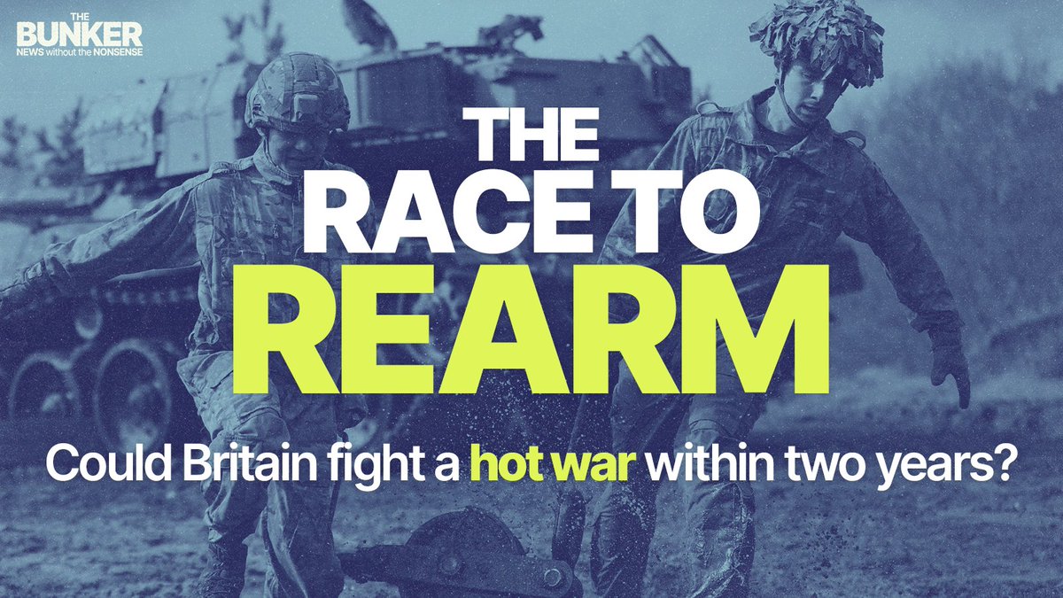 bunker_pod's tweet image. 🚨 NEW POD 🚨 Britain might have to fight a shooting war in Europe within two years. Do we have the weapons and (more importantly) are we up to it?
🚨 Ex-National Security adviser @LordRickettsP explains the depth of the challenge to @nndroid
📳 Listen linktr.ee/bunker_pod