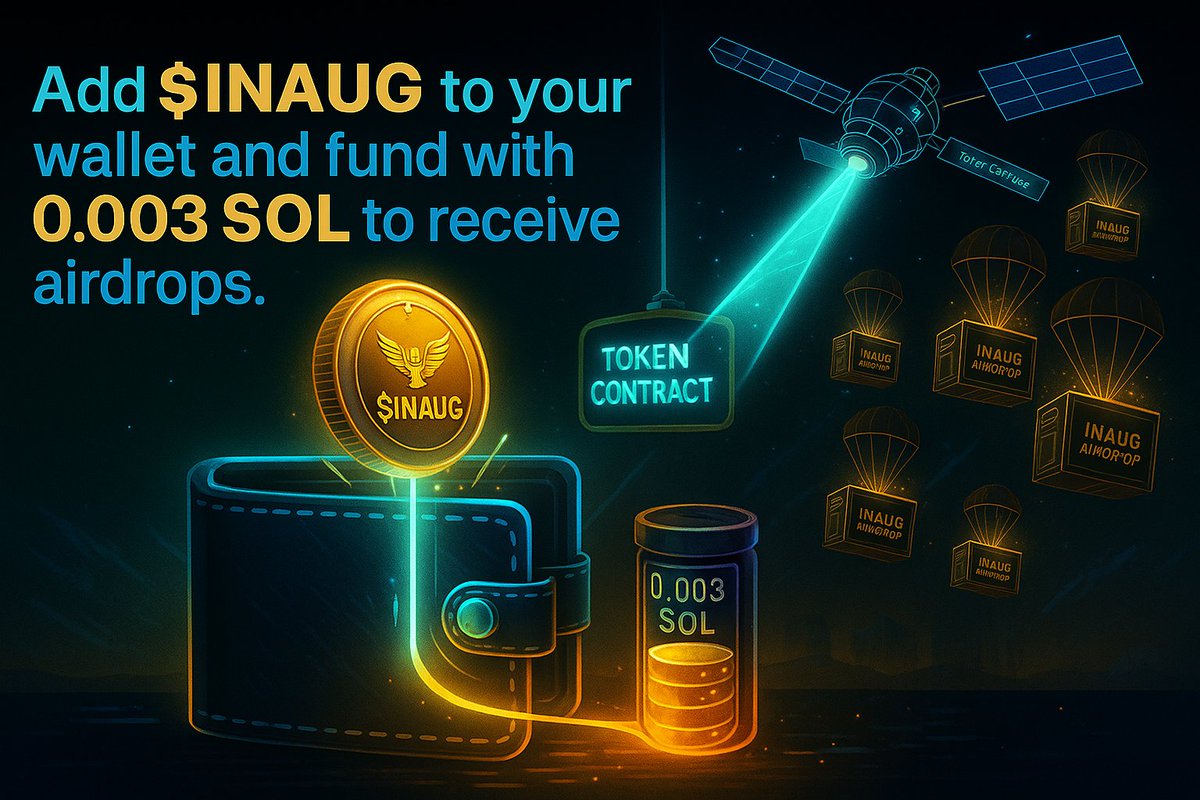 makecrypto4304's tweet photo. 🪙 Get 1,000 FREE $INAUG Tokens! (Limited Supply!)🚀
🔥 3 Simple Steps to Claim:
1️⃣ Follow 👉 @makecrypto4304
2️⃣ Join Official TG 👉 https://t.co/C67flRitxf
3️⃣ Comment Your SOL Address Below ↓
#Solana #AirdropAlert #FreeCrypto #INAUG https://t.co/RJcSABrA0p