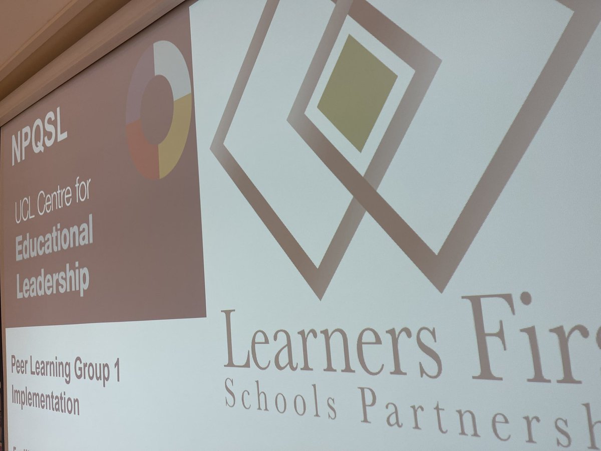 Learners First Schools Partnership (@learners_first) on Twitter photo Looking forward to meeting our new delegates for NPQSL this morning. Fascinated to hear of the implementation projects across the phases and settings and start the conversation…<a href="/IOE_London/">IOE, UCL's Faculty of Education & Society</a> Looking forward to meeting our new delegates for NPQSL this morning. Fascinated to hear of the implementation projects across the phases and settings and start the conversation…<a href="/IOE_London/">IOE, UCL's Faculty of Education & Society</a>
