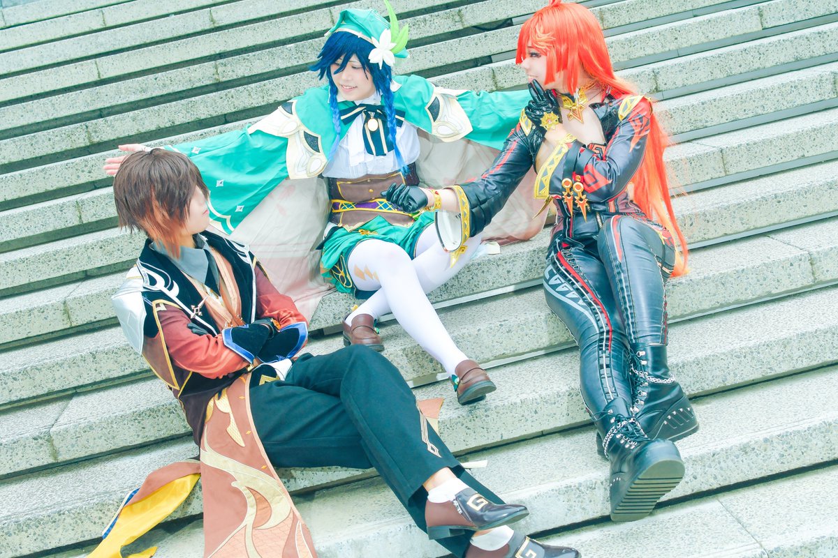 ⚠〖Cosplay*コスプレ〗
原神/鍾離
Genshinimpact / Zhongli

なんだ、飲兵衛詩人

 #アコスタところざわ 
 #原神コスプレ 
 #GenshinImpact 
photo☞アコスタ公式カメラさん
ウェンティ☞イツキちゃん(<a href="/ciao_kanatan/">如月イツキ*6/8a!🍃7/6Ua!⚖️</a>)
マーヴィカ☞紫苑ちゃん(<a href="/_s_h_i_o_n_cos_/">紫苑</a>)