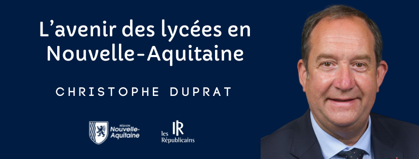 Retrouvez l'intervention de <a href="/dupratchristop1/">Duprat Christophe</a> sur l'avenir de nos lycées en Nouvelle-Aquitaine. Quels sont les futurs projets ?
youtu.be/QvAJYEZAa9s