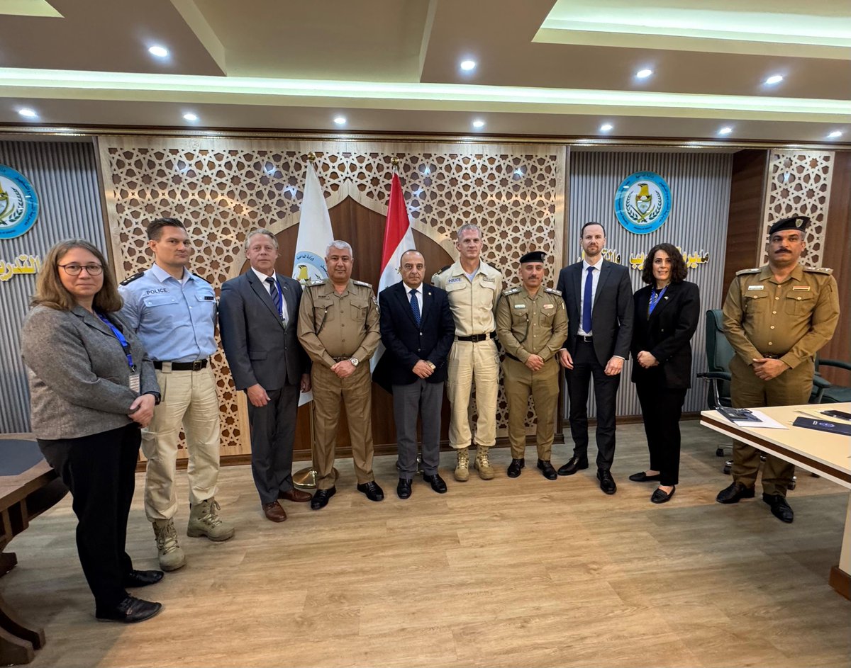 EuamIraq's tweet image. @EUAMIraq welcomed a German MoI delegation led by Tom Krumm, Head of the Mission Support Division. The visit included meetings with key partners, including the MoI’s Training and Qualification Directorate. The delegation reaffirmed their support.