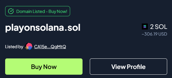 LeCryptok's tweet photo. Do no forget that there is this @sns domain : playonsolana.sol for only 2SOL !
If you play on solana , this domain is what you need !
@SNSBot_ #SolDomain #Solana https://t.co/XgAoiebmss
