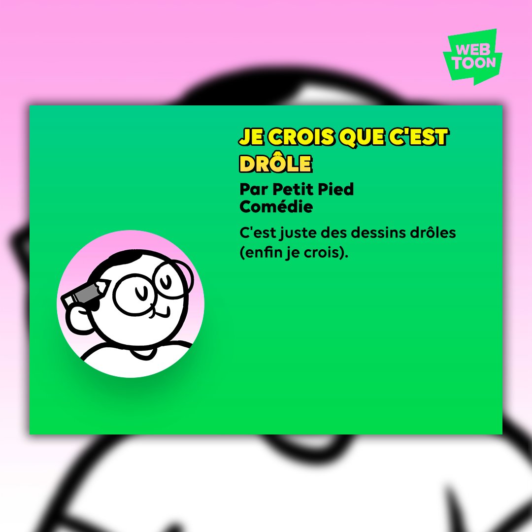 webtoonfrance's tweet image. Nous vous présentons les titres CANVAS retenus pour le programme du mois de mai🌺 :

Je Crois Que C&apos;est Drôle par petitpieddessin
Together _koyoko_
Uté Et Moi par captain_kory
Golden Blood par itstokitoki
Romance Catch-Up par Manna707

Félicitations✨

#PSCC #CANVAS #WEBTOON 
1/2