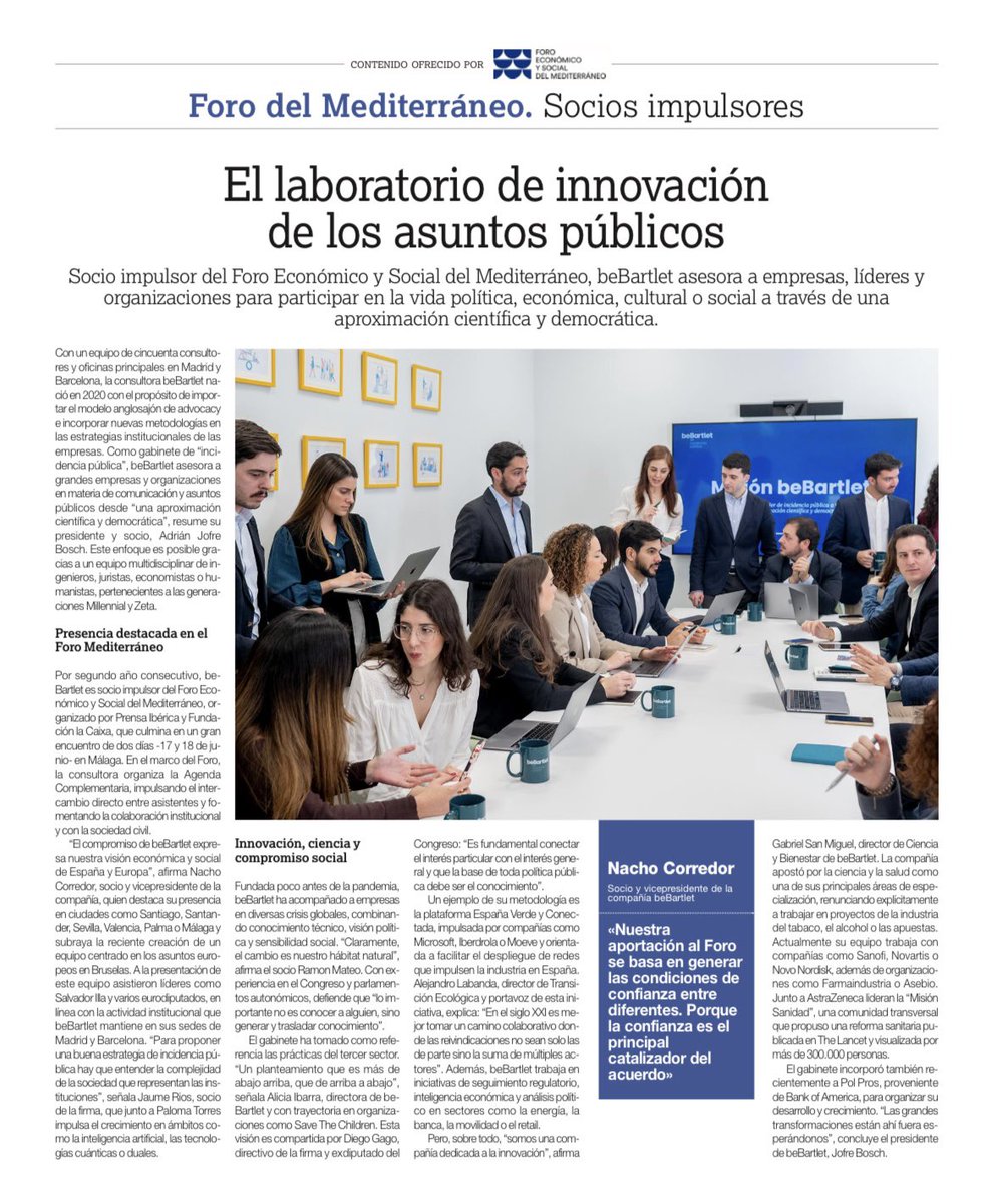 beBartlet (@be_bartlet) on Twitter photo Hoy empezamos en Málaga la II edición del Foro Económico y Social del Mediterráneo organizado por <a href="/PrensaIberica/">Prensa Ibérica</a> y <a href="/FundlaCaixa/">Fundación ”la Caixa”</a> del que somos, un año más, socios impulsores. Un centenar de ponentes expertos, directivos empresariales y representantes institucionales, de nuevo, Hoy empezamos en Málaga la II edición del Foro Económico y Social del Mediterráneo organizado por <a href="/PrensaIberica/">Prensa Ibérica</a> y <a href="/FundlaCaixa/">Fundación ”la Caixa”</a> del que somos, un año más, socios impulsores. Un centenar de ponentes expertos, directivos empresariales y representantes institucionales, de nuevo,