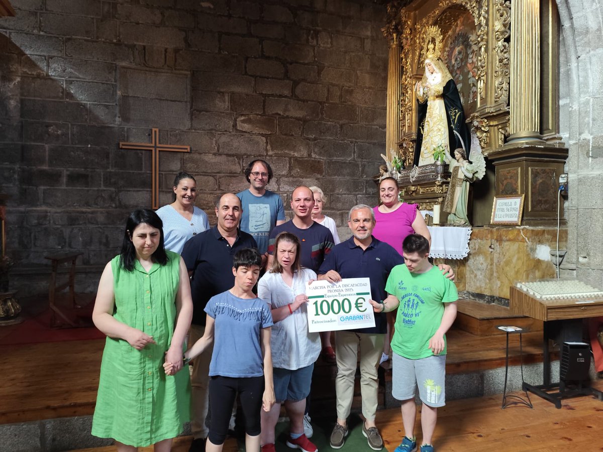 Nuestro agradecimiento a <a href="/EsperanzAvila/">Hermandad Esperanza</a> por su contribución, sus kilómetros y sus pasos en #MarchaPronisa nos ayudarán en nuestra labor 🤗