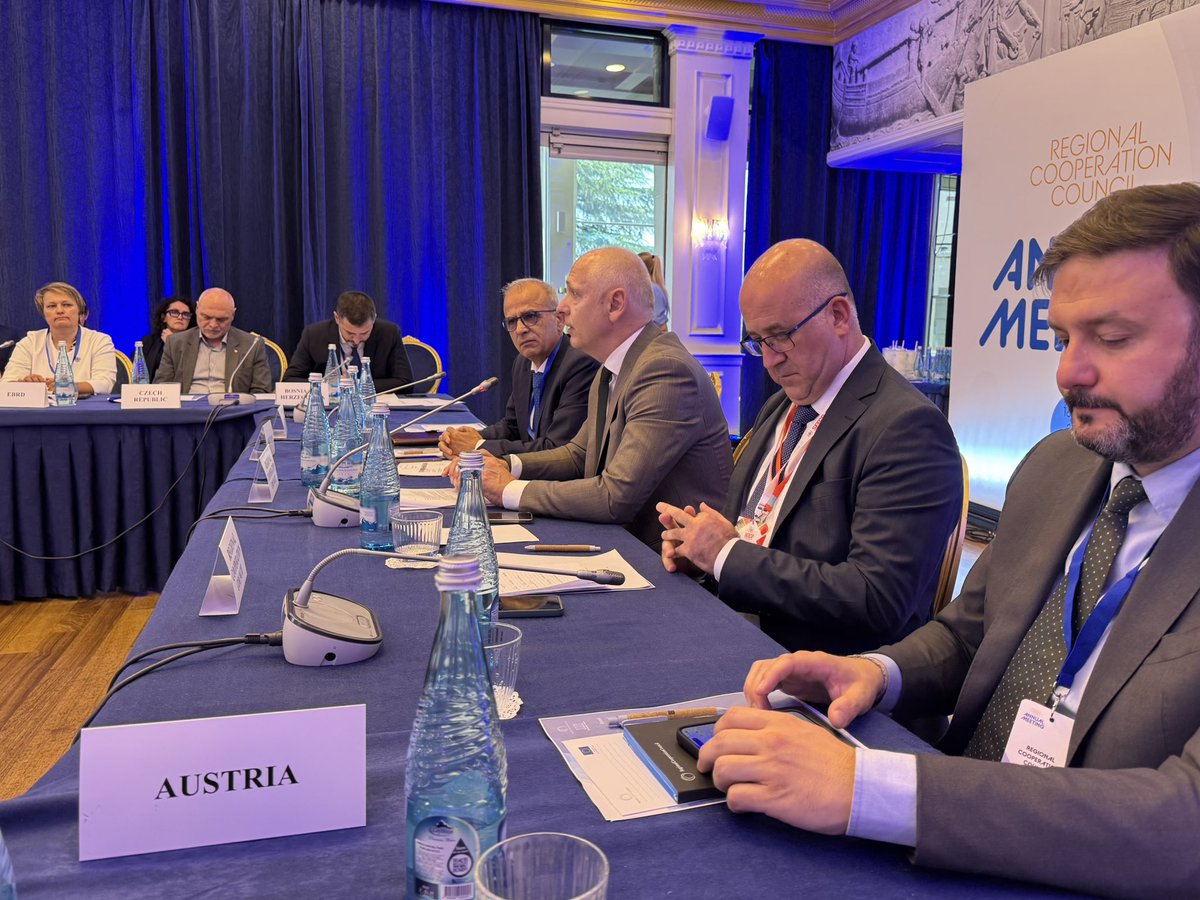 More cooperation in the Western Balkans - this is the mission of the <a href="/rccint/">RCC</a> , and Austria fully supports this mission. Honoured to represent 🇦🇹 at the Annual Meeting in Tirana (but don‘t be fooled by my picture: AT is NOT member of the #SEECP whose summit took place right after.