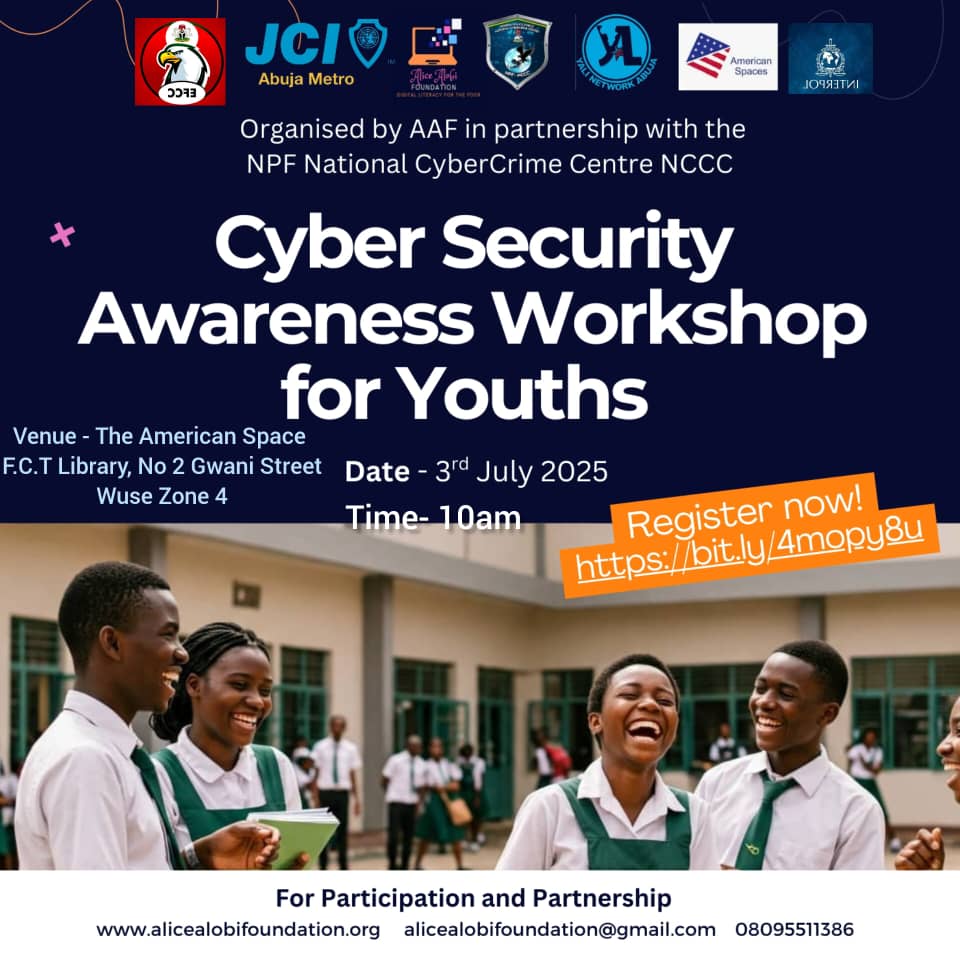 Open to all!!!

Date - 3rd July 2025

Venue - The American Space Abuja F.C.T Library No 2 Gwani Street Wuse Zone 4.

Time - 10am