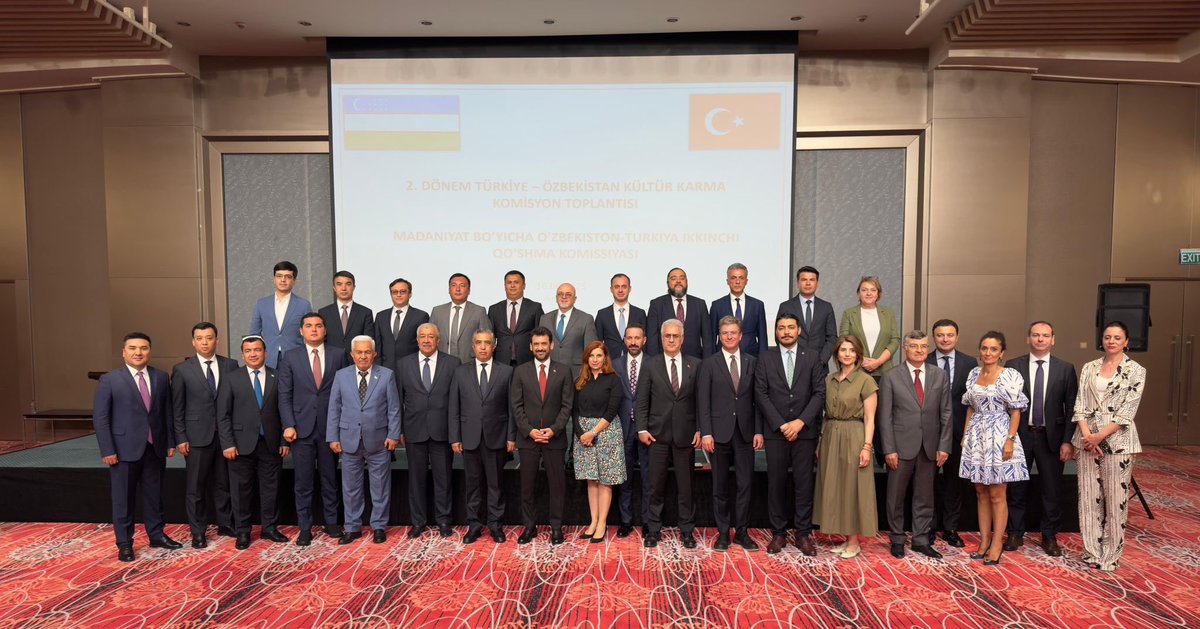 Kültür ve Turizm Bakan Yardımcımız Sayın Dr. Batuhan Mumcu, Türkiye-Özbekistan 2. Dönem Kültür Karma Komisyonu Toplantısı kapsamında Özbekistan Kültür Bakan Yardımcısı Sayın Madjidov Murodjon Abdullaeviç ve beraberindeki heyetle Antalya’da bir araya geldi.

Sinemadan tiyatroya,