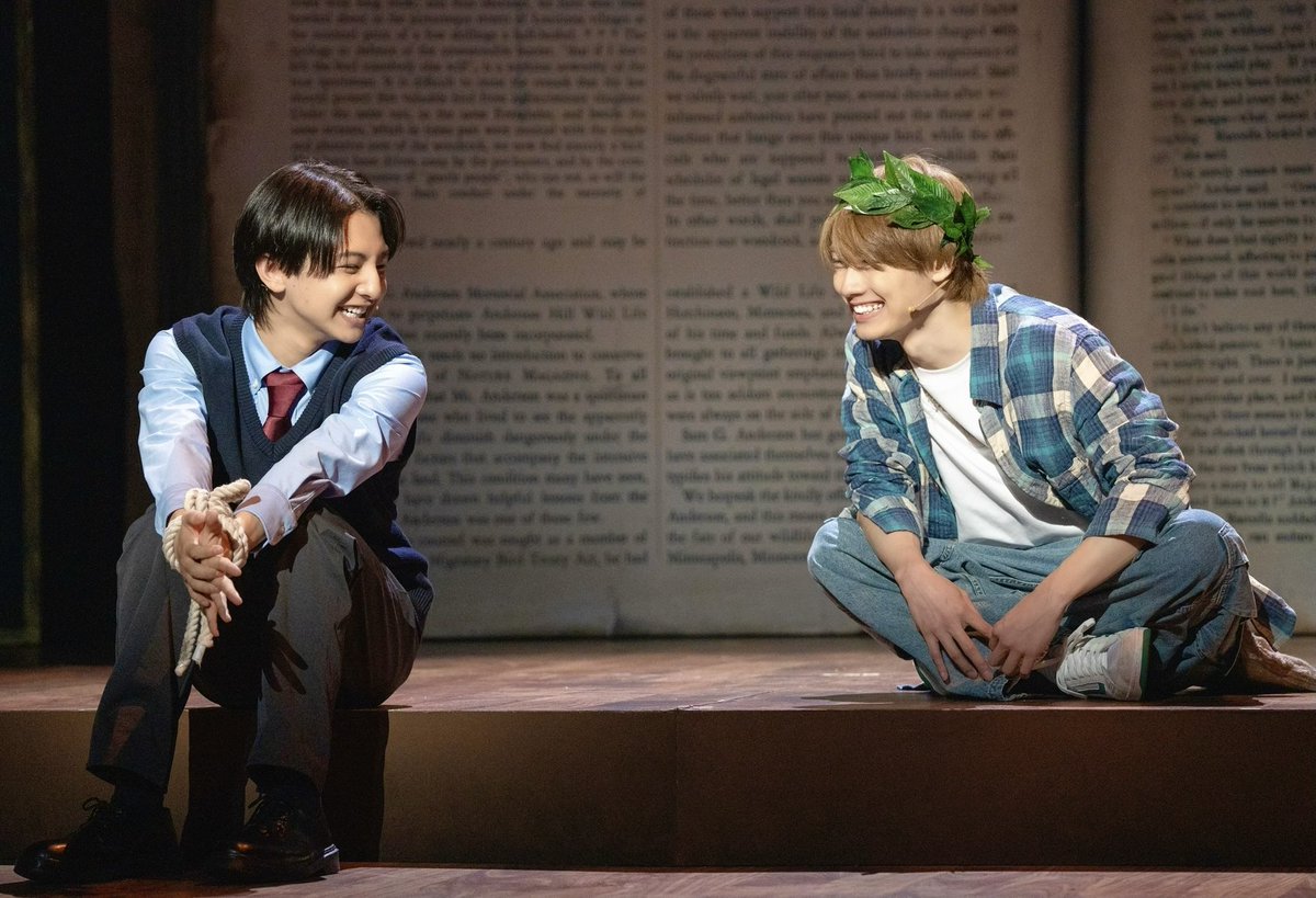 【揺れるはざまのトラベラーズ】

大千穐楽、無事に終演いたしました。

日向と碧生は決して、同じ場所にはいない。同じ時間にも。それでも二人は確実に、今じゃなくても、ここじゃなくても、繋がっている。

皆さま大阪、東京と応援いただき本当にありがとうございました！

#揺れはざ