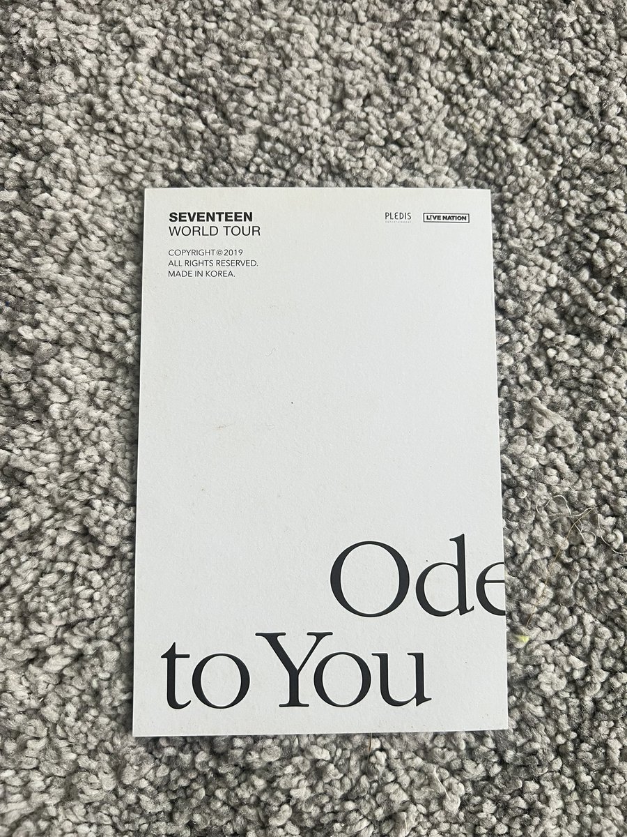 woosoonsol's tweet photo. wts lfb ph #sophiasells
pls help rt!

⚜️ Scoups Ode to You Signed Postcard⚜️

PRICE: ₱2800 + lsf

rcbyt: https://t.co/WjRuQ5Poem

DM me for details! https://t.co/onKwSqKyqo