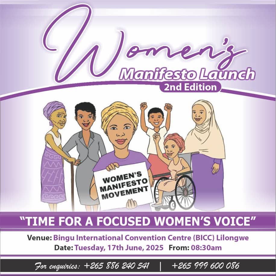 #WOLREC: The Day is here!!! Women’s Manifesto Second Edition Launch. BICC Lilongwe. 

<a href="/WW2PreventVAWG/">What Works II</a> 

#womensmanifesto2025 #timeforafocusedwomensvoice
Follow us on:
facebook.com/share/v/198YFz…