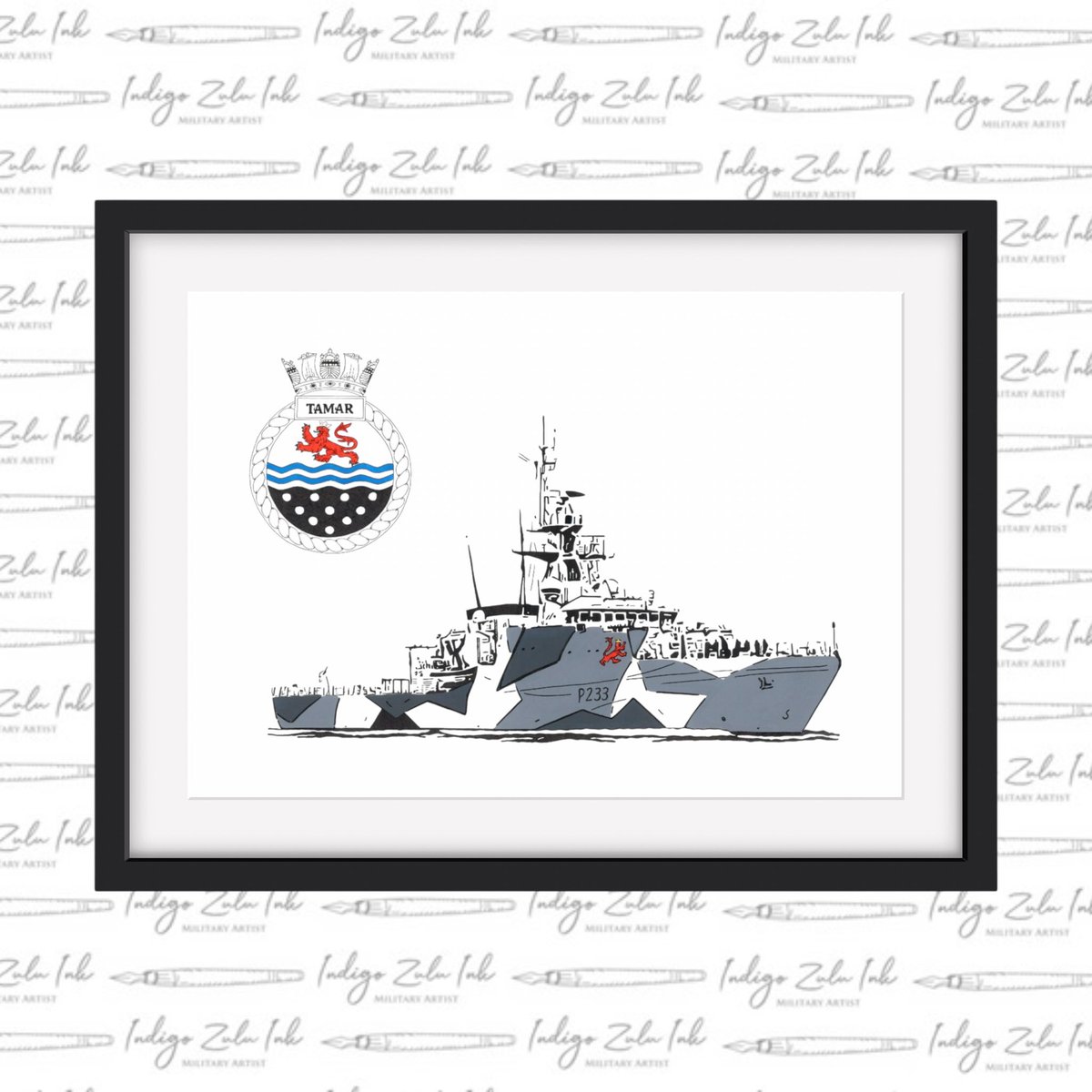 indigozuluink's tweet photo. As a self taught artist it’s interesting to see the growth and trust in my own artwork. This is the perfect example.. 2021, 2023 and now 2025!
Revamped the 2023 original I had and changed the badge 😍
What a journey it continues to be!
#hmstamar #p233 #royalnavy #inkdrawing https://t.co/YXMbSbXC5K