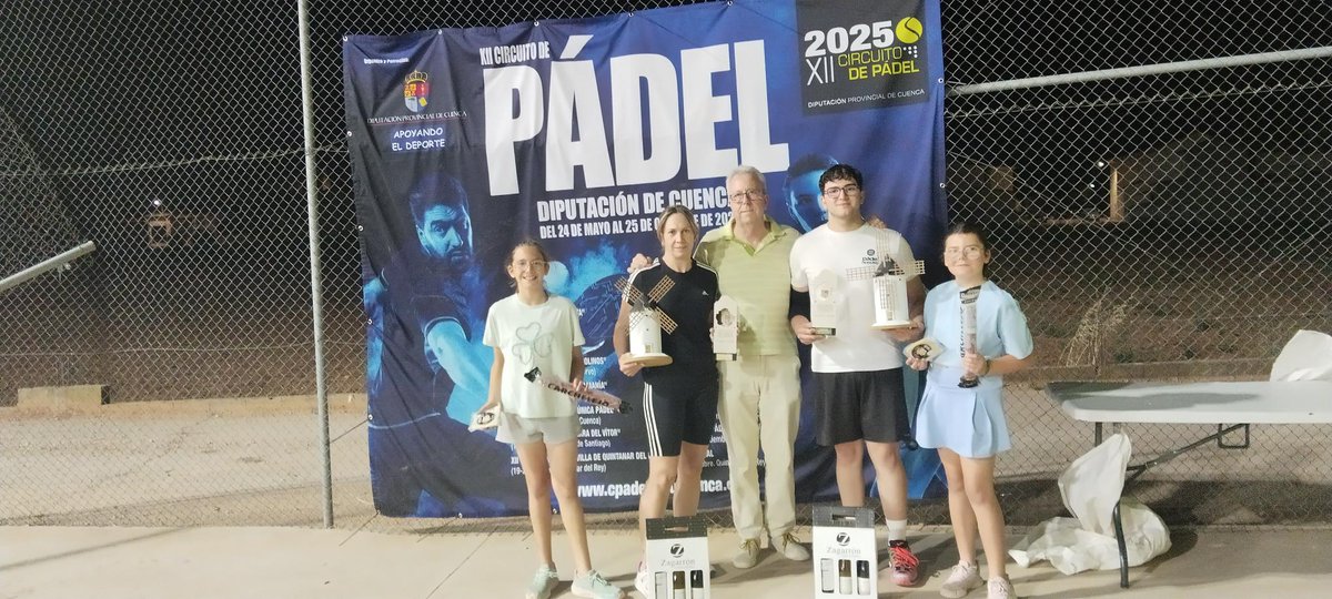 GRAN FIESTA DEL #PÁDEL LA VIVIDA ESTE FIN DE SEMANA EN #MOTADELCUERVO EN LA TERCERA DEL CIRCUITO DIPUTACIÓN DE #CUENCA
Marcos Escudero y Juan Pérez se proclaman campeones en categoría masculina,.....

n9.cl/a7l00

@dipucuenca #dipucuenca