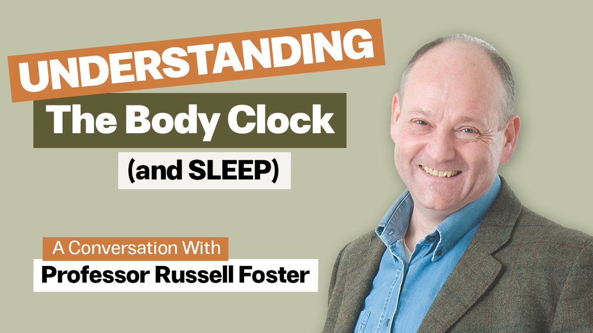 Leading sleep expert Russell Foster from <a href="/OxSCNi/">SleepCircadianNeuro</a> explains why working WITH your body clock (not against it) transforms sleep and health⏰
This is a cracker!
Watch: youtube.com/watch?v=1jnr3T…
Listen: podcasts.apple.com/gb/podcast/str…