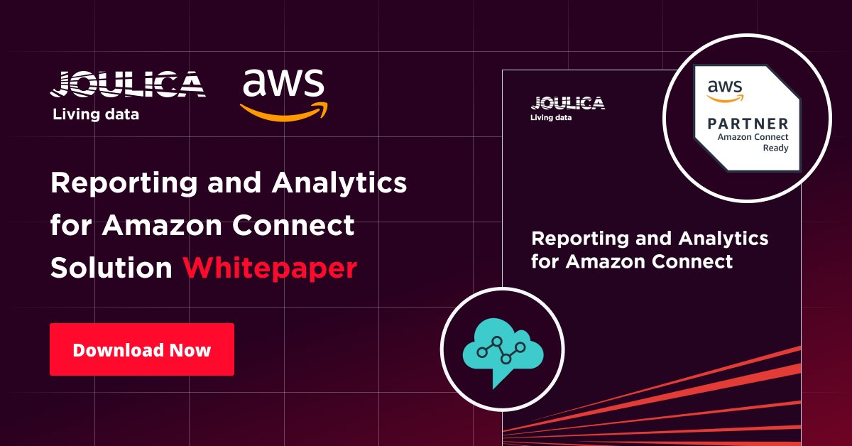📄 This guide highlights key capabilities that empower organisations to make more informed decisions and achieve better customer outcomes with Amazon Connect.

👉 Download now: hubs.li/Q03rYJt00

#Joulica #AmazonConnect #CustomerExperience #CXAnalytics #ContactCenter