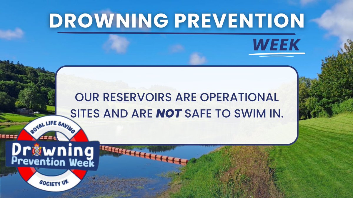 Wessex Water (@wessexwater) on Twitter photo It's <a href="/RLSSUK/">Royal Life Saving Society UK - RLSS UK</a> #DrowningPreventionWeek๐ฉต
We want to remind customers that our reservoirs are not safe to swim in.
These are operational sites with various hazards under the surface, making swimming dangerous.
Find out more: rlss.org.uk/pages/categoryโฆ It's <a href="/RLSSUK/">Royal Life Saving Society UK - RLSS UK</a> #DrowningPreventionWeek๐ฉต
We want to remind customers that our reservoirs are not safe to swim in.
These are operational sites with various hazards under the surface, making swimming dangerous.
Find out more: rlss.org.uk/pages/categoryโฆ