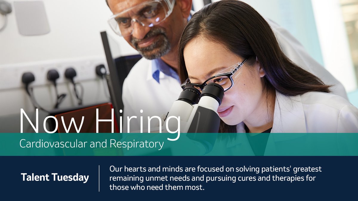 It’s #TalentTuesday! ✨ 

Join us in tackling one of the biggest global health challenges today—cardiovascular disease.

❤️ Apply now and put your heart into work that matters: bit.ly/43kQgaI

#MSDCareers