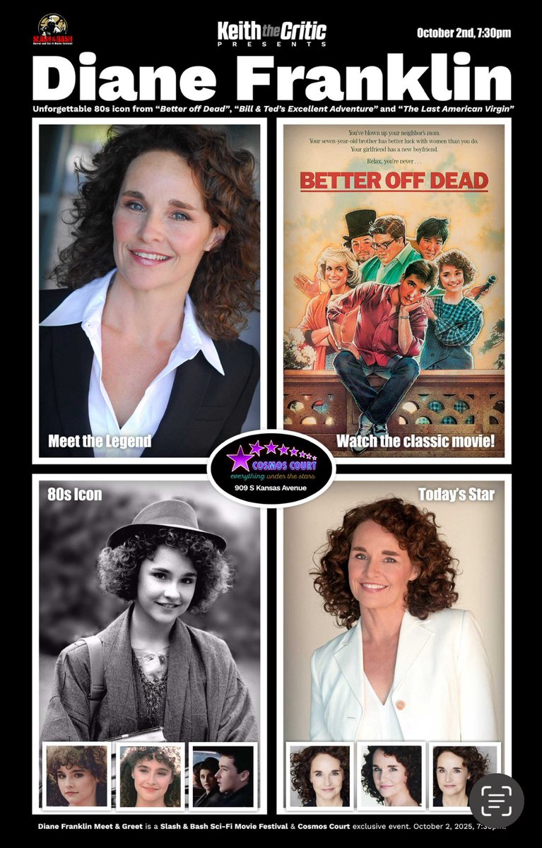 DianeFranklin80's tweet image. October in KANSAS! November in CANCUN! #events #conventions #80s