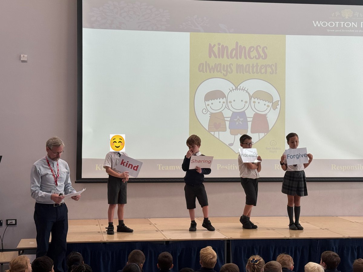 Yesterday, Rev Griff and Roweena from St Benedict’s Church held a special assembly for our primary learners all about kindness and ensuring we are upholding this every day. The assembly linked to our 5 school values of; kindness, respect, team work, responsibility and positivity