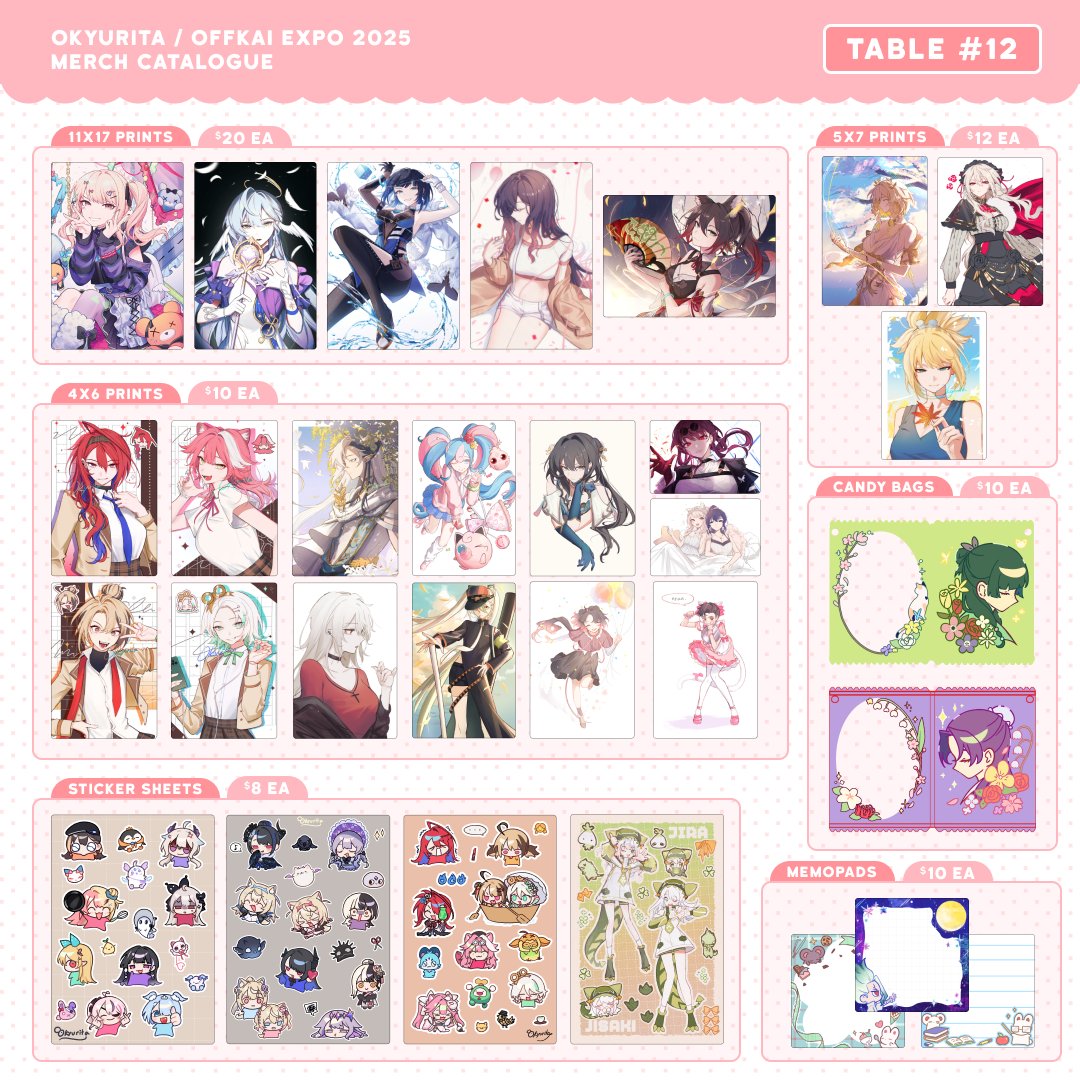 #OffKaiGen4
I'll be boothing at offkai 2025 with hodusae! 
🙀💕🐀Come visit us at table 12 !!! 
I made alot of new merch since my last NA convention...😏