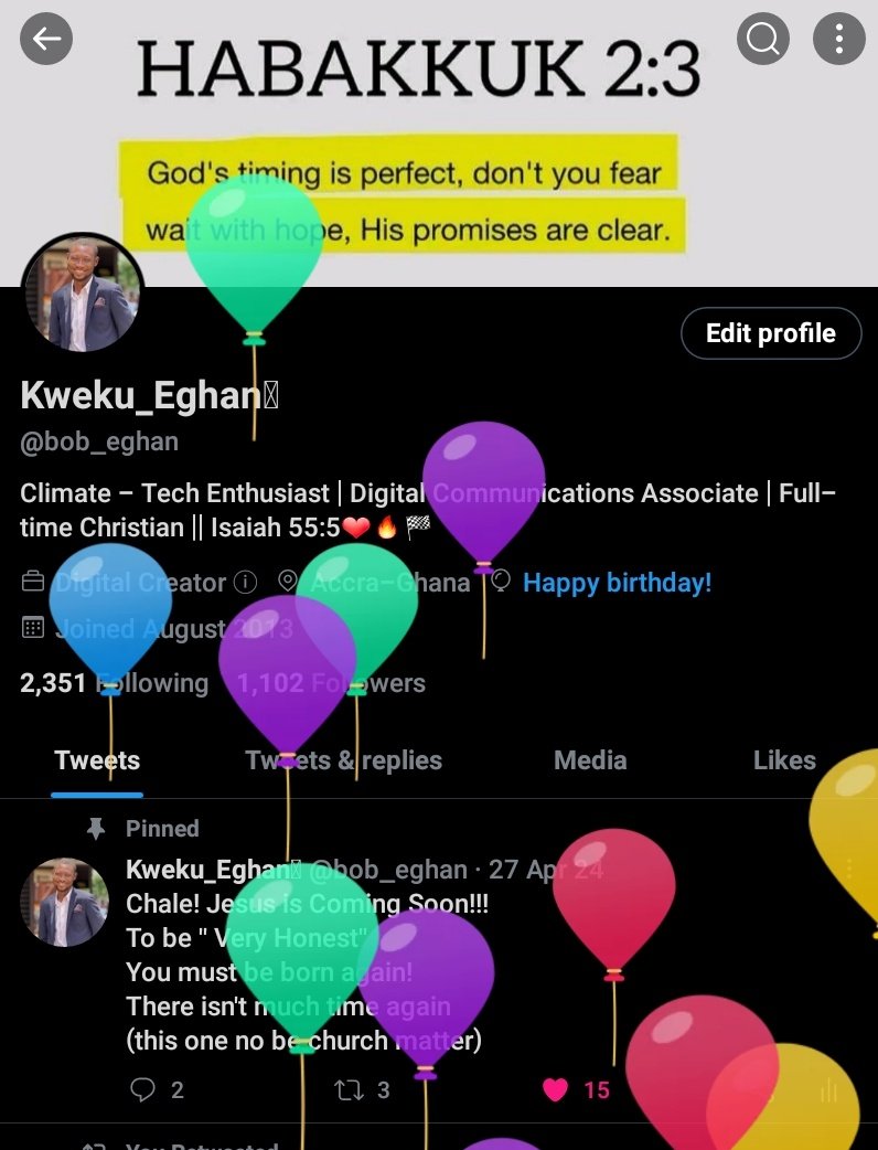 bob_eghan's tweet photo. Ebenezer — thus far the Lord has brought me. 🙌🎂
Indeed, the Lord has been my help.
A new year, a new chapter — filled with gratitude, grace, and growth.
.
.
.
#birthday #Ebenezer #Level27 #GratefulHeart #grace https://t.co/kOr7jWCuqX